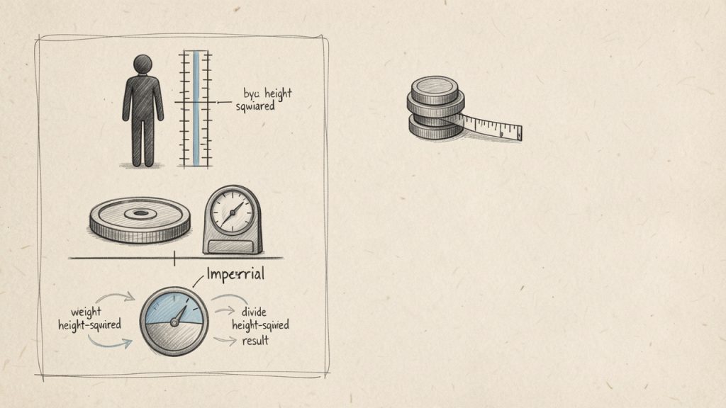 BMI formulas: metric and imperial with worked examples