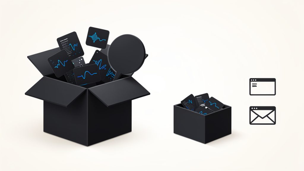 Same content, different packaging