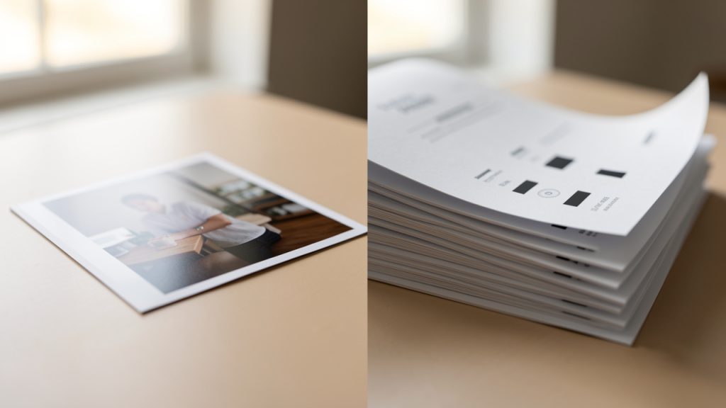 Convert JPG to PDF Online Free: Fast, Secure & Easy 27 A side-by-side comparison diagram: left side labeled 'JPG' showing a single raster image thumbnail; right side labeled 'PDF' showing a stack of pages with small image thumbnails on each page plus icons for metadata and layout (e.g., text lines, page numbers).