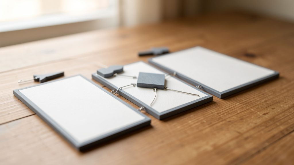 A simple flowchart or roadmap showing the evaluation process: Map workflow → Define primary use case → Build evaluation matrix → Pilot with real work → Measure friction → Choose fit. Use distinct boxes and arrows to show sequence and decision points.