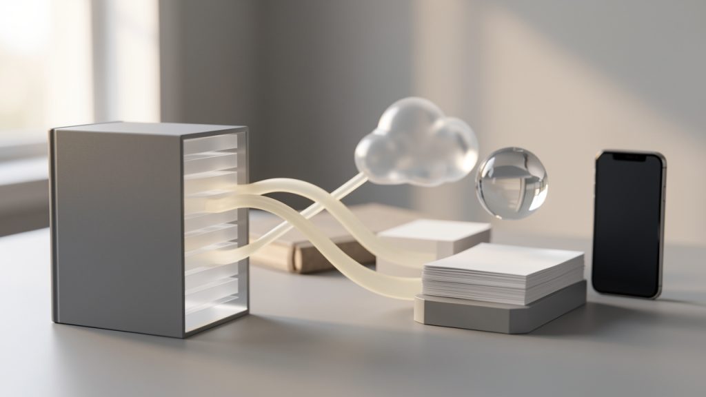 Platform-compatibility illustration showing separation of concerns