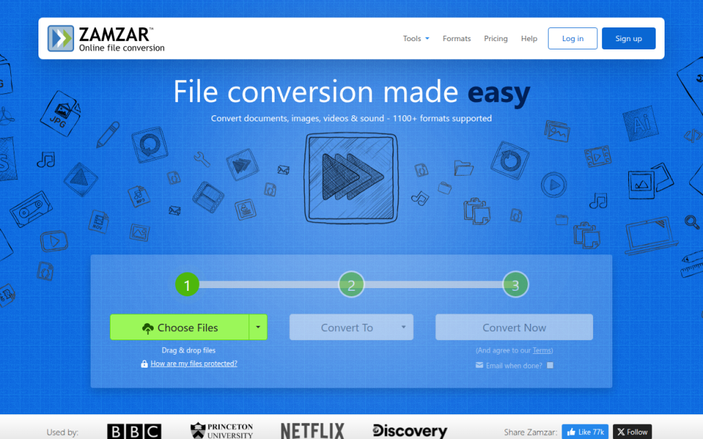 How to Convert PNG to JPG Online — Fast, Secure & High-Quality 6 Screenshot of zamzar.com